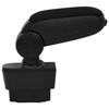 vidaXL Accoudoir de voiture noir 12x37x(31-48) cm ABS