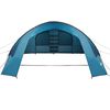 vidaXL Tente tunnel avec toit Bleu et gris 700 x 590 x 215 cm