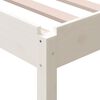 vidaXL Lit empilable sans matelas blanc 100x200 cm bois de pin massif