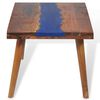 vidaXL Table basse Teck R&eacute;sine 100x50x40 cm