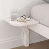 vidaXL Cadre de lit Blanc 140 x 200 cm Pin massif