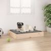 vidaXL Lit pour chien 61,5x49x9 cm Bois de pin solide