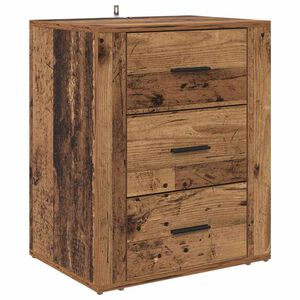 vidaXL Cabinet de chevet Bois ancien 35 x 50 x 60 cm Bois d'ing&eacute;nierie