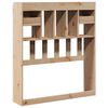 vidaXL T&ecirc;te de lit avec rangement 100 cm bois massif de pin