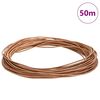 vidaXL Corde en Cuir Marron &Oslash;1,5 mm x 50 m Cuir