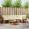 vidaXL Ensemble de canap&eacute;s d'ext&eacute;rieur 6 pcs Naturel et Beige