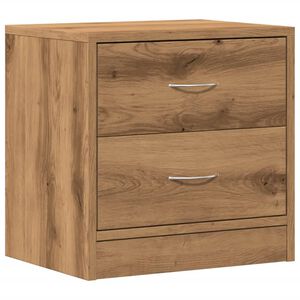 vidaXL Table de chevet ch&ecirc;ne artisanal 40x30x40 cm bois d'ing&eacute;nierie