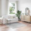 vidaXL Tapis Shaggy Anti-d&eacute;rapant Gris 160 x 160 cm PP