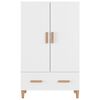 vidaXL Buffet Blanc 70x31x115 cm Bois d'ingénierie