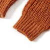 Pull-over tricot&eacute; pour enfants cognac 116