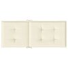 vidaXL Chaises de jardin inclinables lot de 2 et coussins teck massif