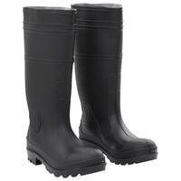 vidaXL Bottes de pluie noir taille 38 PVC