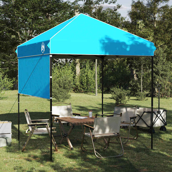 vidaXL Tente &agrave; abri Bleu 194 x 194 x 251 cm tissu