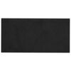 vidaXL T&ecirc;te de lit murale 12 pcs Noir 30 x 15 cm Velours