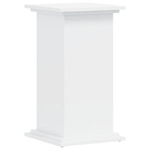 vidaXL Support de Plante Blanc 33 x 33 x 60 cm Bois d'ing&eacute;nierie