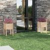 vidaXL Jardini&egrave;res d'ext&eacute;rieur 2 pcs 40x40x70 cm bois de pin massif