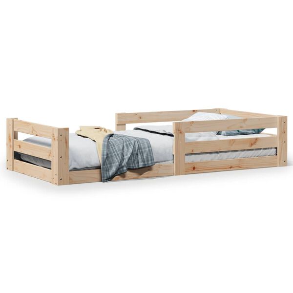 vidaXL Cadre de lit sans matelas 75x190 cm bois de pin massif