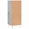 vidaXL Buffet gris béton 34,5x32,5x90 cm bois d'ingénierie