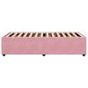 vidaXL Cadre de lit sans matelas rose 80x200 cm velours