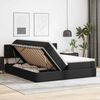 vidaXL Lit de Rangement Noir 200 x 200 cm Cuir synth&eacute;tique
