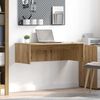 vidaXL Bureau mural Ch&ecirc;ne artisanal 100 x 45 x 30 cm Bois d'ing&eacute;nierie