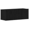 vidaXL Ensemble meuble TV 5 pcs Ch&ecirc;ne noir Bois d'ing&eacute;nierie