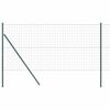 vidaXL Fixation au sol Euro pour cl&ocirc;ture 10 x 1 m Vert Maille