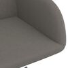 vidaXL Chaises pivotantes &agrave; manger lot de 6 gris fonc&eacute; velours
