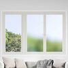 vidaXL Films pour fen&ecirc;tre 5 pcs statique d&eacute;poli gris PVC