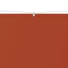 vidaXL Auvent vertical Terre cuite 180x800 cm Tissu oxford