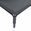 vidaXL Ensemble de canap&eacute; de jardin avec coussin 6 pcs Noir Acier
