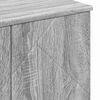 vidaXL Ensemble de mobilier de salle de bain 3 pcs Gris Sonoma