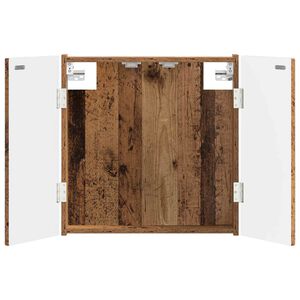 vidaXL Cabinet pour cible ARNHEM Bois ancien 52,5 x 10,5 x 53,5 cm