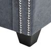 vidaXL Ensemble de canap&eacute;s Chesterfield Faux cuir Su&egrave;de Gris