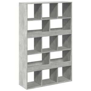 vidaXL Cloison de s&eacute;paration gris b&eacute;ton bois d'ing&eacute;nierie