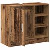 vidaXL Cabinet de salle de bain avec porte Bois Ancien 63 x 29 x 55 cm