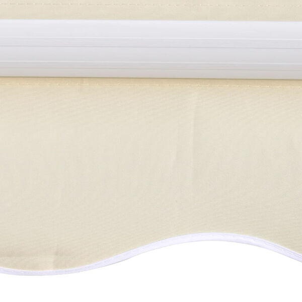 vidaXL Toile d'auvent Cr&egrave;me 350x250 cm