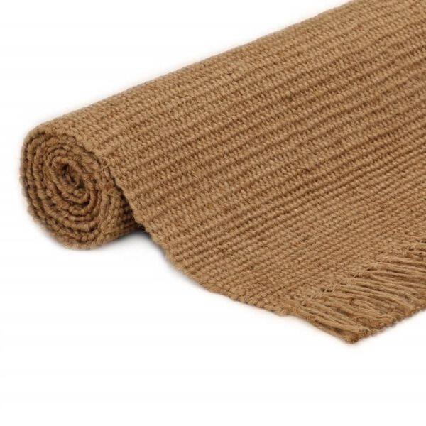 vidaXL Tapis avec glands 60x300 cm Jute