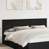 vidaXL T&ecirc;te de lit Ch&ecirc;ne noir 200 cm Bois d'ing&eacute;nierie