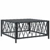 vidaXL Table de jardin anthracite 70x70x34 cm tissu tiss&eacute;