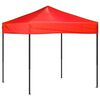 vidaXL Tente de r&eacute;ception pliable Rouge 2x2 m