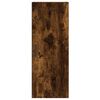 vidaXL Buffet haut Ch&ecirc;ne fum&eacute; 34,5x34x180 cm Bois d'ing&eacute;nierie