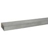 vidaXL Poteaux de cl&ocirc;ture de jardin 10 pcs argent&eacute; 220 cm acier