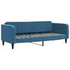 vidaXL Lit de jour avec gigogne sans matelas bleu 80x200 cm