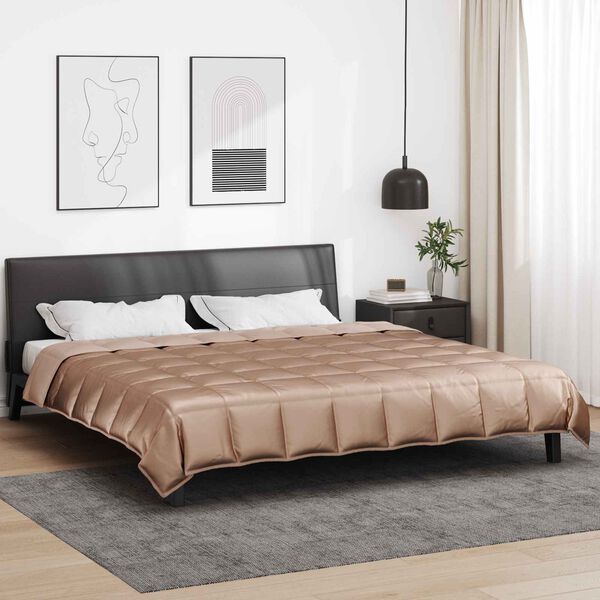 vidaXL Duvet complet toute l'ann&eacute;e Dor&eacute; 220 x 260 cm