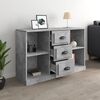 vidaXL Buffet gris b&eacute;ton 104,5x35,5x67,5 cm bois d'ing&eacute;nierie