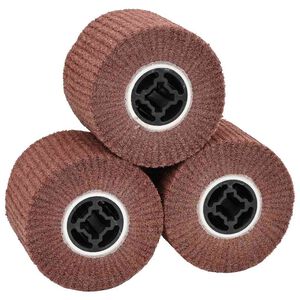 vidaXL Rouleaux de pon&ccedil;age 3 pi&egrave;ces Marron 12 x 12 x 10 cm