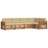 vidaXL Ensemble de canap&eacute;s d'ext&eacute;rieur 5 pcs Naturel et Beige