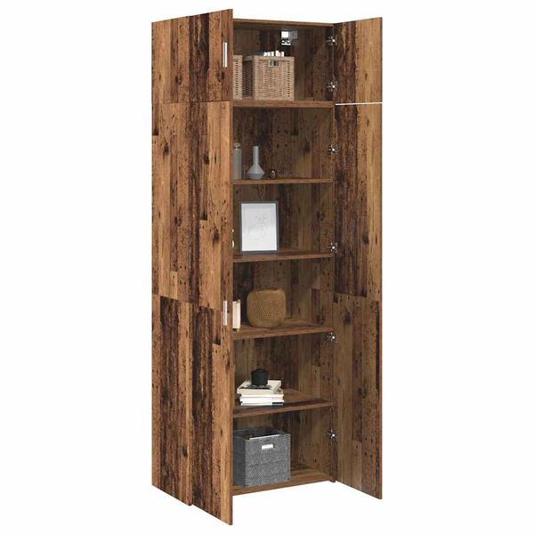 vidaXL Armoire de rangement 3 pcs Bois ancien