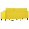 vidaXL Canap&eacute; &agrave; 3 places Jaune clair 180 cm Tissu